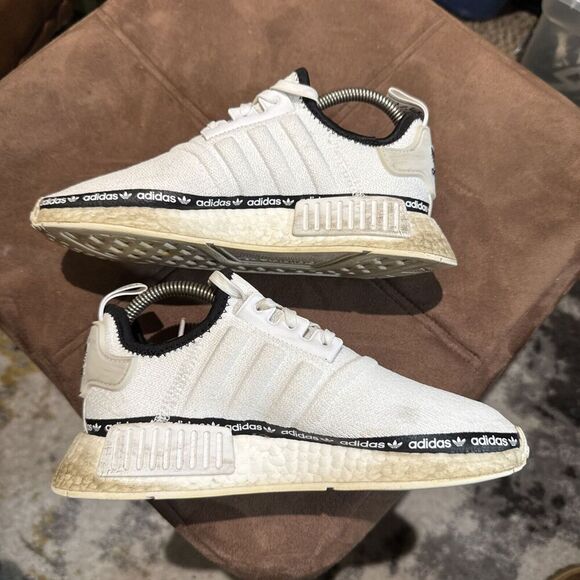 Adidas NMD_R1 White Tape Logo FV7306 Women's Size 5.5 - Picture 7 of 7